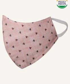 VASTRAMAY Unisex 3-Ply Floral Printed Reusable Comfortable Cotton Wellness Mask Rakhi