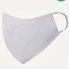 VASTRAMAY Unisex 3-Ply Solid Reusable Comfortable Cotton Wellness Mask