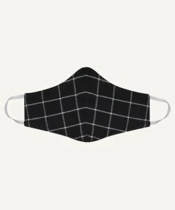 VASTRAMAY Unisex 3-Ply Checkered Printed Reusable Comfortable Cotton Wellness Mask 7 VASTRAMAY Unisex 3-Ply Checkered Printed Reusable Comfortable Cotton Wellness Mask