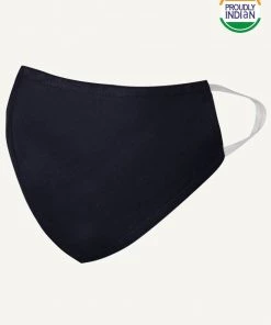 VASTRAMAY Unisex 3-Ply Self Design Reusable Comfortable Cotton Wellness Mask