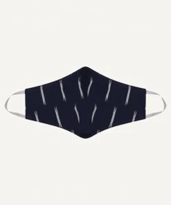VASTRAMAY Unisex 3-Ply Ikkat Reusable Comfortable Cotton Wellness Mask Rakhi