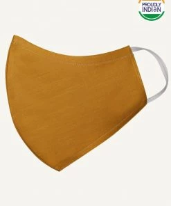 VASTRAMAY Unisex 3-Ply Self Design Reusable Comfortable Cotton Wellness Mask