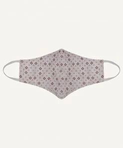 VASTRAMAY Unisex 3-Ply Geometric Printed Reusable Comfortable Cotton Wellness Mask