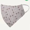 VASTRAMAY Unisex 3-Ply Geometric Printed Reusable Comfortable Cotton Wellness Mask