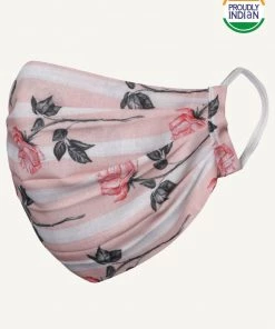 VASTRAMAY Rakhi Unisex 2-Ply Floral Printed Reusable Cotton Wellness Mask