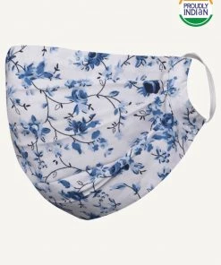 VASTRAMAY Rakhi Unisex 2-Ply Floral Printed Reusable Comfortable Cotton Wellness Mask