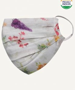VASTRAMAY Rakhi Unisex 2-Ply Floral Printed Reusable Comfortable Cotton Wellness Mask