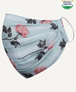 VASTRAMAY Rakhi Unisex 2-Ply Floral Printed Reusable Comfortable Cotton Wellness Mask