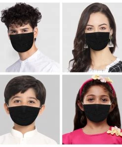 VASTRAMAY Rakhi Unisex 2-Ply Polka Dot Printed Reusable Comfortable Cotton Wellness Mask