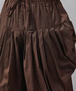 Vastramay Men's Green And Coffee Silk Blend Sherwani Set