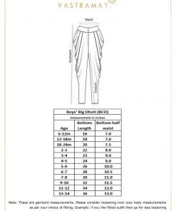 JBN Creation VASTRAMAY Boys Gold-Colored Solid Cotton Dhotis 13 JBN Creation VASTRAMAY Boys Gold-Colored Solid Cotton Dhotis