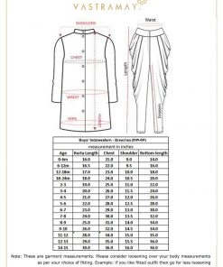 JBN Creation Boys' Brown Cotton Silk Sherwani And Churidar Set