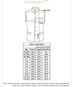 VASTRAMAY Boys Green Silk Blend Jacket 13 VASTRAMAY Boys Green Silk Blend Jacket