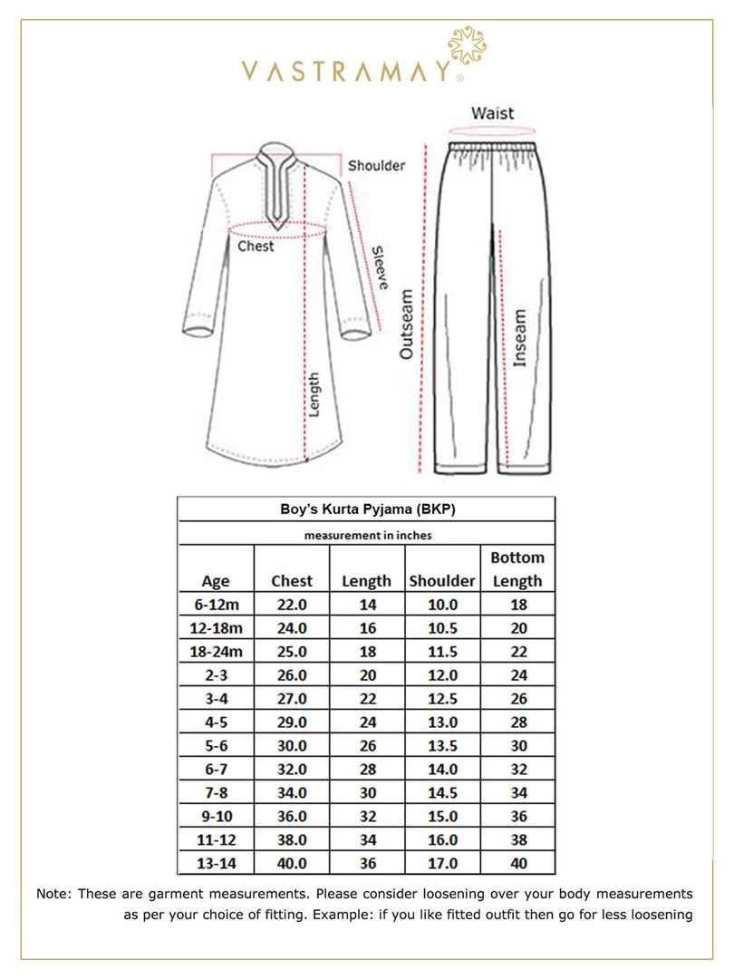 JBN Creation Boys' Brown Cotton Silk Kurta And Pyjama Set 8 JBN Creation Boys' Brown Cotton Silk Kurta And Pyjama Set