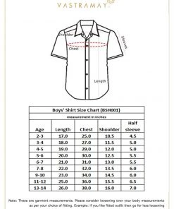 JBN Creation Boys' Cherry Maroon Cotton Short Sleeves Ethnic Shirt