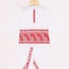 JBN Creation White Embroidered Cotton Kurta And Dhoti Set
