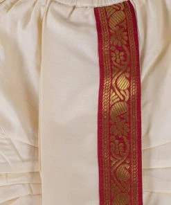 JBN Creation Boys Gold Cotton Blend Kurta Dhoti And Dupatta Set 12 JBN Creation Boys Gold Cotton Blend Kurta Dhoti And Dupatta Set