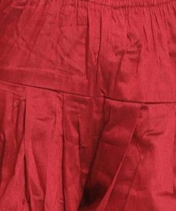 JBN Creation Boys' Blue And Maroon Silk Blend Indowestern Sherwani And Dhoti Set 12 JBN Creation Boys' Blue And Maroon Silk Blend Indowestern Sherwani And Dhoti Set