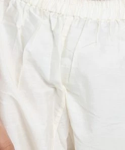 JBN Creation Boys White Quilted Indowestern Sherwani And Churidar Set