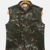 JBN Creation Boys Green Scuba Foil Print Nehru Jacket