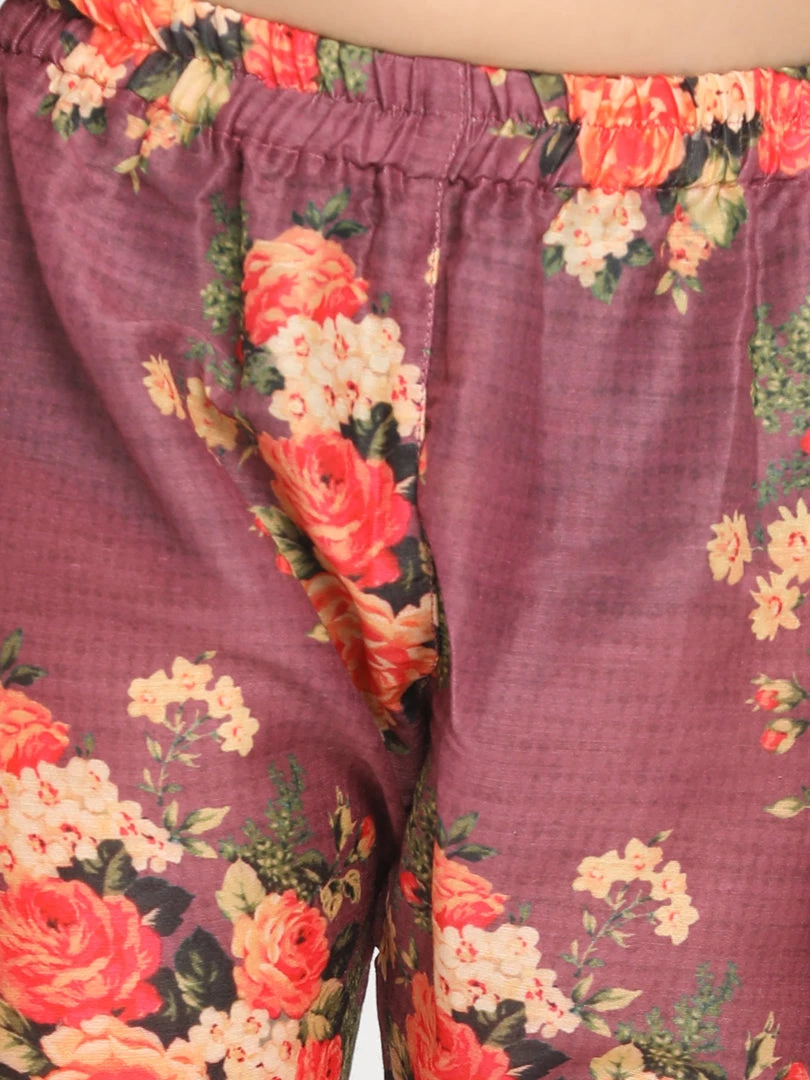 Vastramay Multicolored-Base-Purple Baap Beta Jacket Kurta Pyjama Set 14 Vastramay Multicolored-Base-Purple Baap Beta Jacket Kurta Pyjama Set