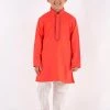 Boys JBN Creation Boy's Coral Kurta With Salwar