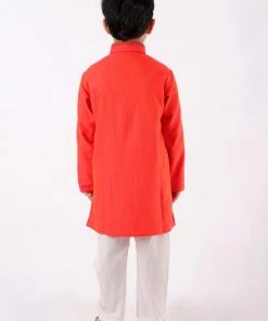 Boys JBN Creation Boy's Coral Kurta With Salwar