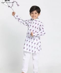 JBN Creation This White Cotton Printed Kurta Set Is So Adorable Buy 1 Get 1
