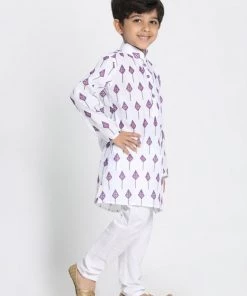 JBN Creation This White Cotton Printed Kurta Set Is So Adorable Buy 1 Get 1