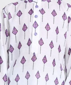 JBN Creation This White Cotton Printed Kurta Set Is So Adorable Buy 1 Get 1