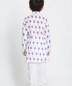 JBN Creation This White Cotton Printed Kurta Set Is So Adorable Buy 1 Get 1