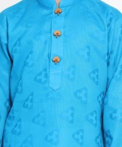 Buy 1 Get 1 JBN Creation Boys Self Design Kurta And Pyjama Set