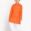 Buy 1 Get 1 JBN Creation Boys Self Design Kurta And Pyjama Set