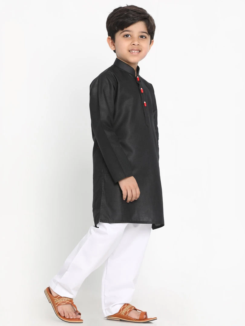 Kurta Pyjama Vastramay Black And White Baap Beta Kurta And Pyjama Set 10 Kurta Pyjama Vastramay Black And White Baap Beta Kurta And Pyjama Set
