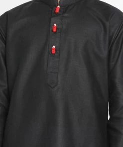 JBN Creation Boys Cotton Kurta And Pyjama Set