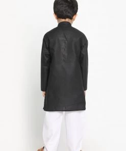 Kurta Pyjama Vastramay Black And White Baap Beta Kurta And Pyjama Set 21 Kurta Pyjama Vastramay Black And White Baap Beta Kurta And Pyjama Set