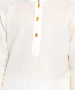 JBN Creation Boys Cotton Kurta And Pyjama Set