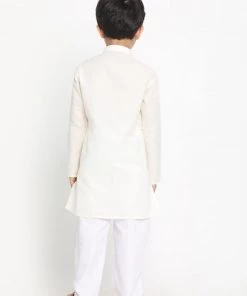 JBN Creation Boys Cotton Kurta And Pyjama Set