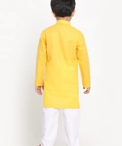 JBN Creation Boys Soft Comfortable Light Weight Cotton Kurta And Pyjama Set