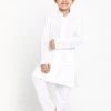 JBN Creation Boys Lukhnowi Chikankari Kurta And Pyjama Set