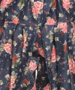 JBN Creation Rose Pink Angrakha Kurta Floral Printed Dhoti Set