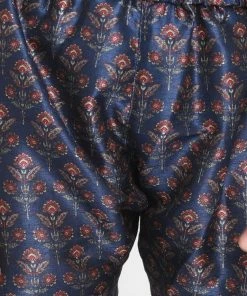 JBN Creation Boys Silk Blend Digital Printed Kurta And Pyjama Set 12 JBN Creation Boys Silk Blend Digital Printed Kurta And Pyjama Set