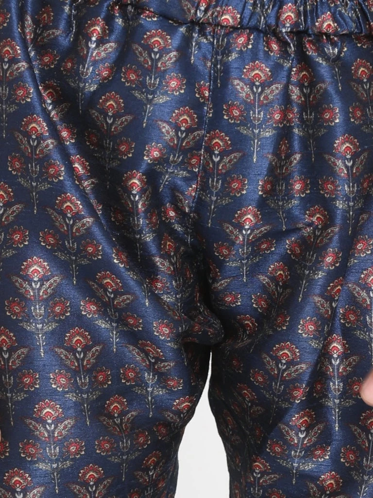 JBN Creation Boys Silk Blend Digital Printed Kurta And Pyjama Set 7 JBN Creation Boys Silk Blend Digital Printed Kurta And Pyjama Set