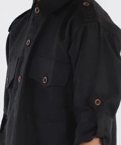 Ganesh Chaturthi JBN Creation Boy's Black Pathani Kurta
