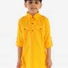 JBN Creation Boys Yellow Pathani Kurta Ganesh Chaturthi