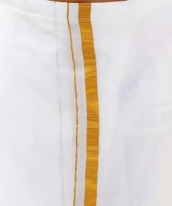 JBN Creation Boys' Wine Silk Short Sleeves Ethnic Shirt Mundu Vesty Style Dhoti Pant Set