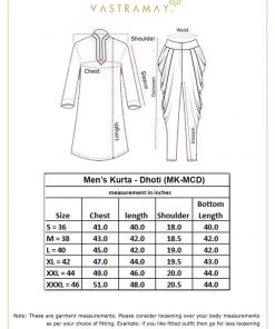 Vastramay Men's Blue Cotton Silk Blend Kurta And Dhoti Pant Set 13 Vastramay Men's Blue Cotton Silk Blend Kurta And Dhoti Pant Set