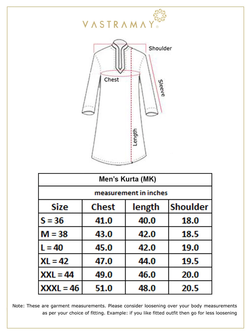 VASTRAMAY Men's Blue Pure Cotton Kurta 8 VASTRAMAY Men's Blue Pure Cotton Kurta