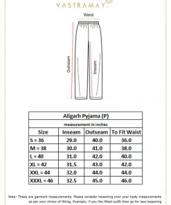 Vastramay Men's White Cotton Silk Blend Churidar 13 Vastramay Men's White Cotton Silk Blend Churidar