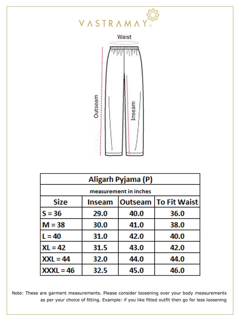 Rakhi VASTRAMAY Men's Navy Blue Silk Blend Embroidered Pyjama 8 Rakhi VASTRAMAY Men's Navy Blue Silk Blend Embroidered Pyjama